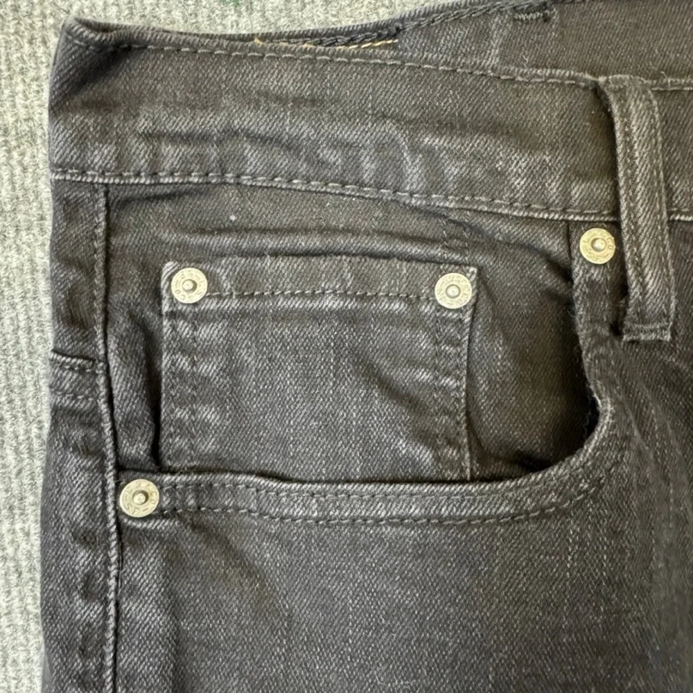 Levis 569 Loose Straight Fit Black Denim Jeans Mens W38 L32 00569-0125